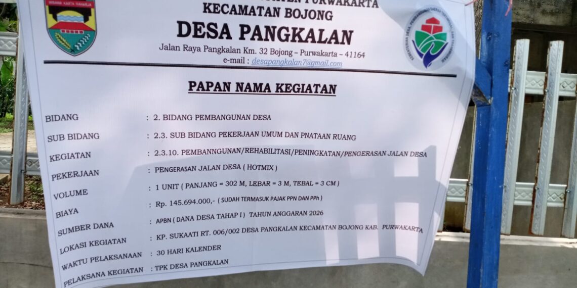 Diduga Kurang Maksimal, Hasil Pengaspalan Jalan Desa Pangkalan Disorot Awak Media