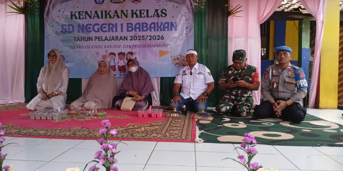 Kenaikan Kelas SD Negeri 1 Babakan Berlangsung Meriah, Dihadiri Kepala Desa, Babinsa dan Bhabinkamtibmas
